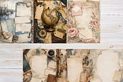 Vintage Travel Junk Journal Pages, a Background Graphic by LA Design (Thumbnail 3 of 10)