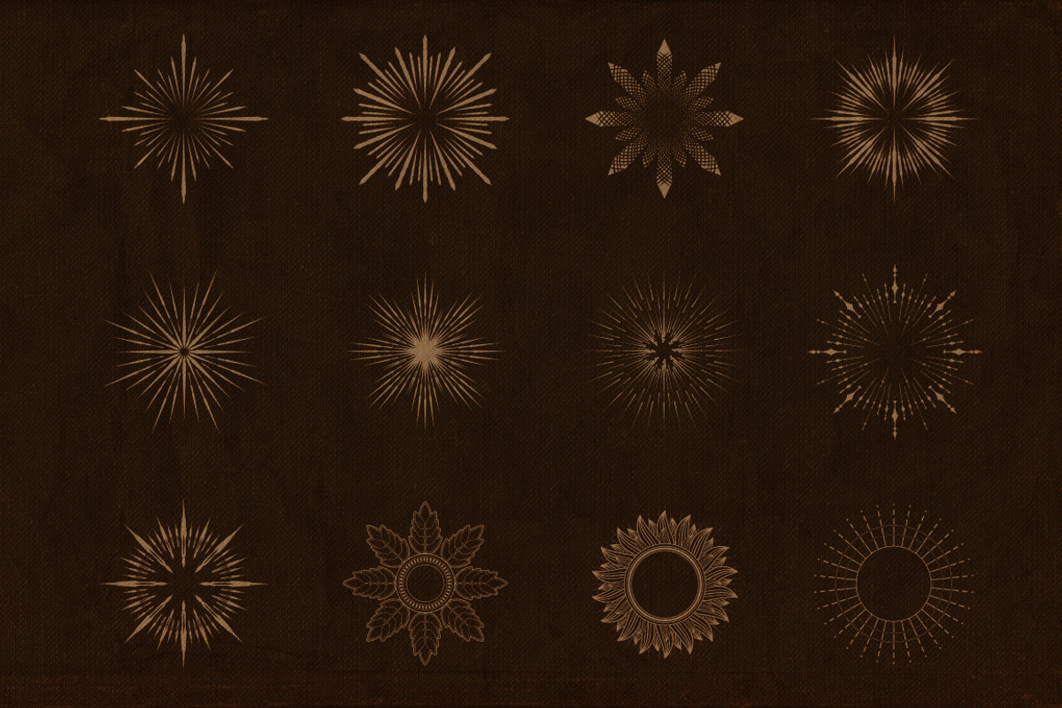 Sunbursts Shapes Vol.3 preview 2