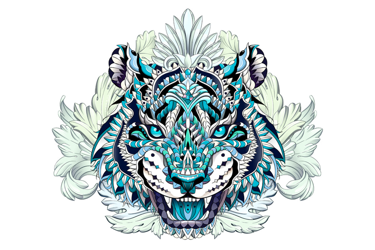 Ethnic Collection: Roaring Tiger, an Animal Illustration by ArtoJoy (Photo 3 of 5)
