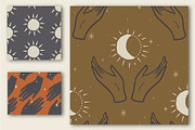 Mystic Seamless Patterns & Elements, a Pattern Graphic by Tay Rho Design Shop (Thumbnail 7 of 8)