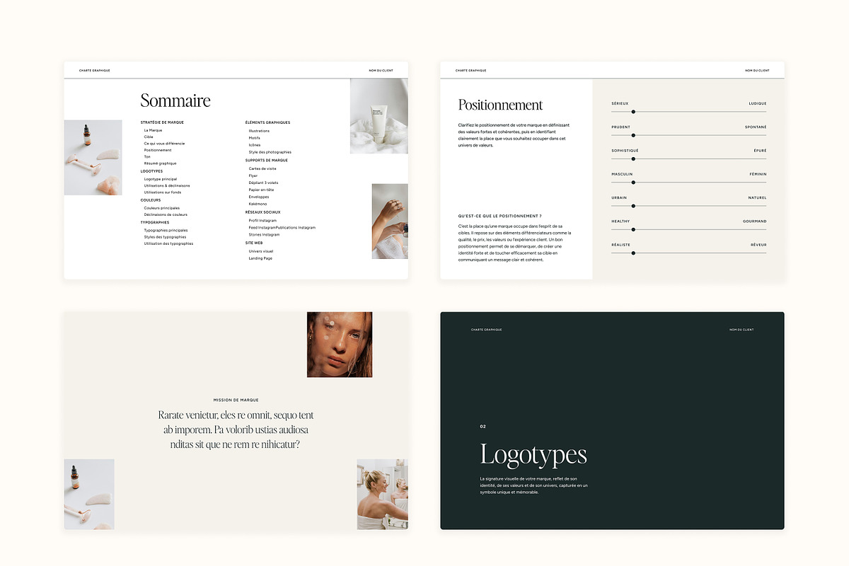 Template Charte graphique, a Presentation Template by MargauxQuercy (Photo 4 of 9)