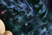 Space Scene Game Backgrounds, an Illustration by quicky (Thumbnail 4 of 4)