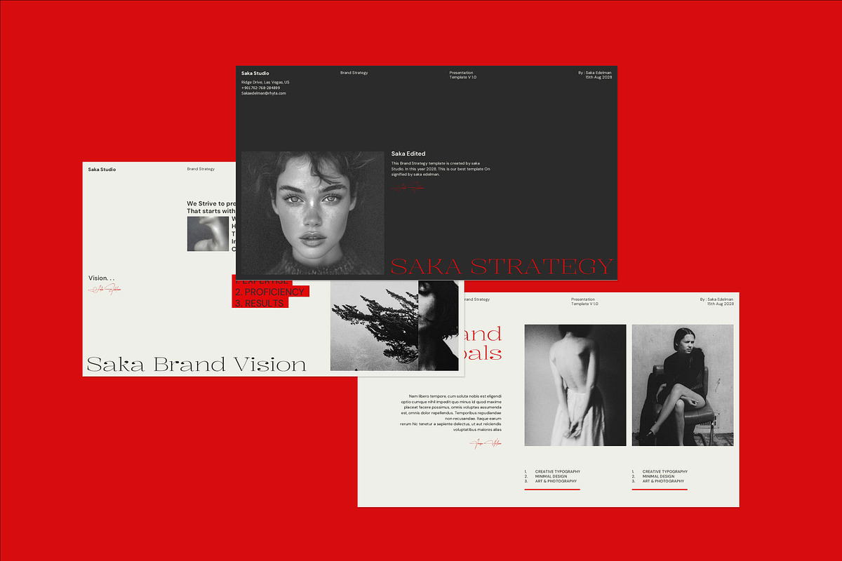 SAKA | Brand Strategy Template, a Presentation Template by Graphpexel (Photo 3 of 11)