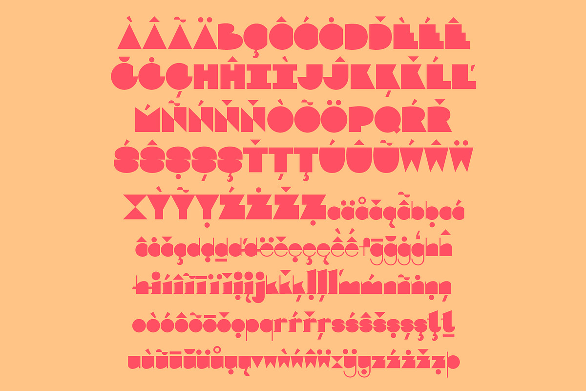 Geo Fitz - geometric font, a Sans Serif Font by Font Infusions (Photo 4 of 14)