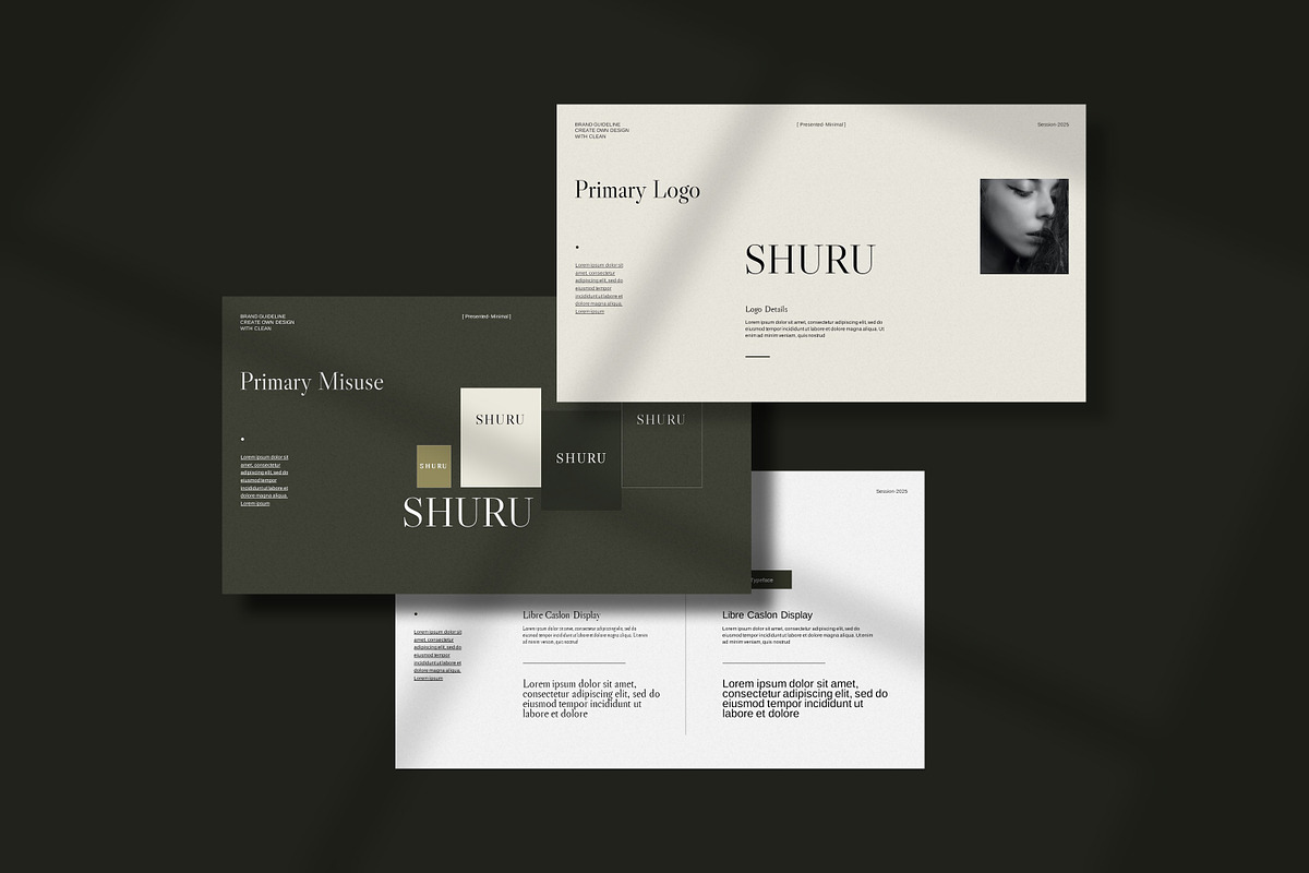 Brand Guideline Template, a Presentation Template by slidestock55 (Photo 5 of 17)