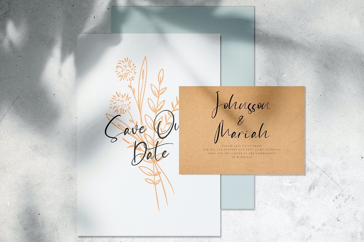 Catthy Wellingten - Handwritten Font, a Script Font by StringLabs (Photo 8 of 10)