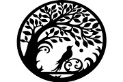 Black Mandala & Nature SVG Bundle, an Object Graphic by Designer_Momina (Thumbnail 5 of 13)