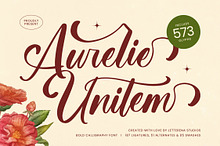 Aurelie Unitem Bold Calligraphy Font