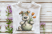 Whimsical Easter Clipart Bundle, an Illustration by OK Design (Thumbnail 6 of 6)