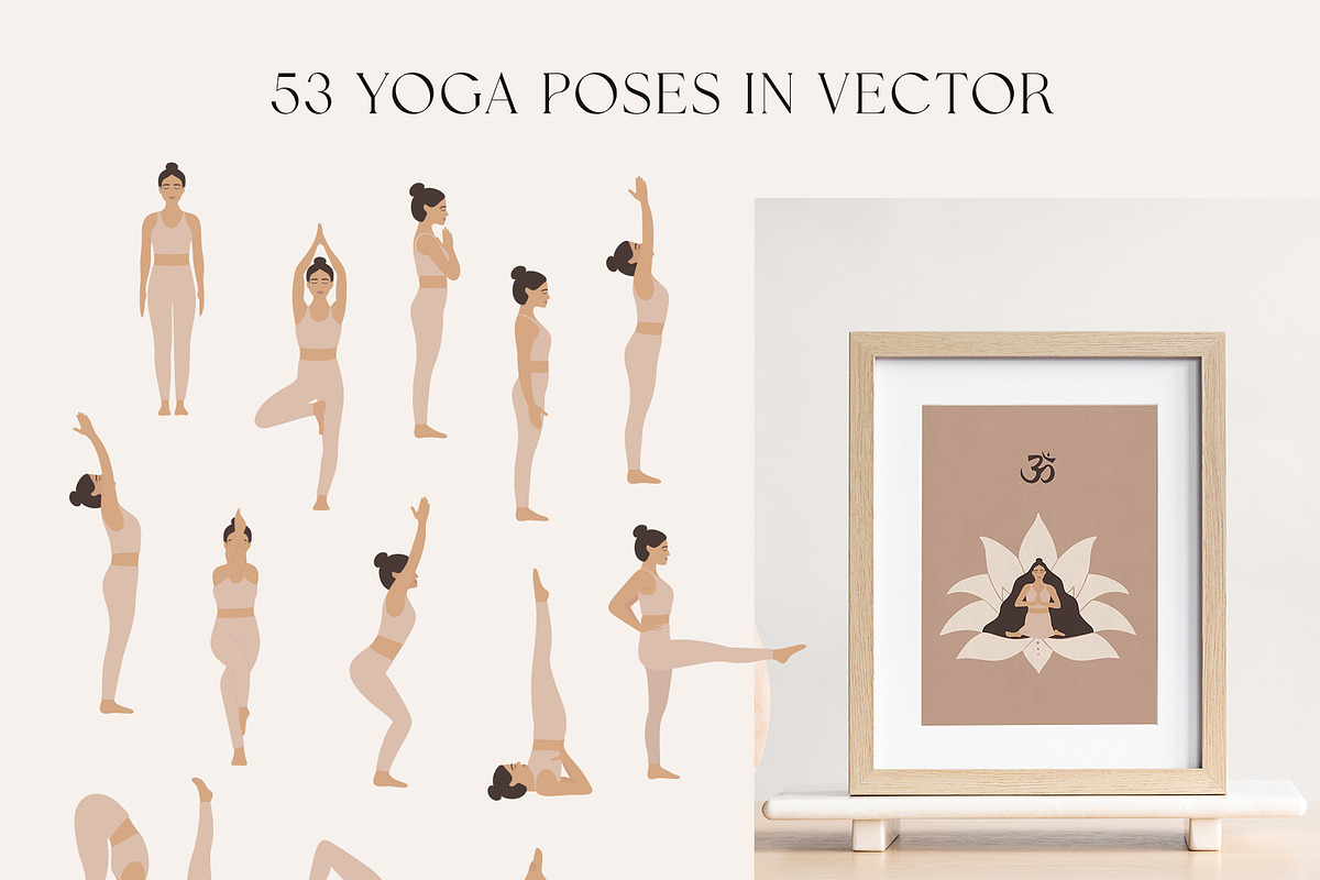 YOGA woman collection, a Healthcare Illustration by Alisovna (Photo 2 of 18)