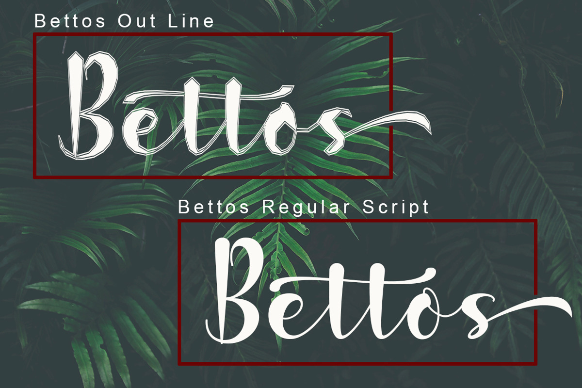 Bettos Font Duo preview 2