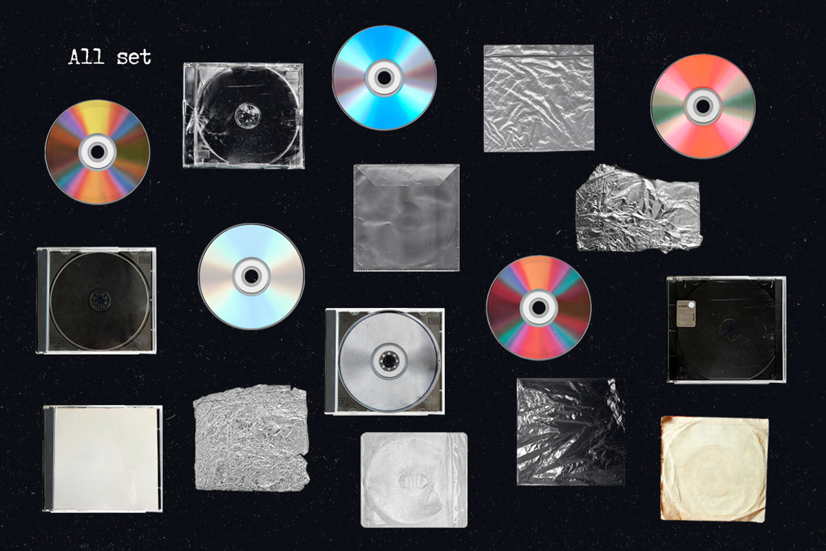 CD disk & case mockups, a Packaging Mockup by MixedArt (Photo 3 of 13)