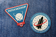 Embroidered Patch Mockup, a Merchandise Mockup by Salih Kizilkaya (Thumbnail 1 of 4)