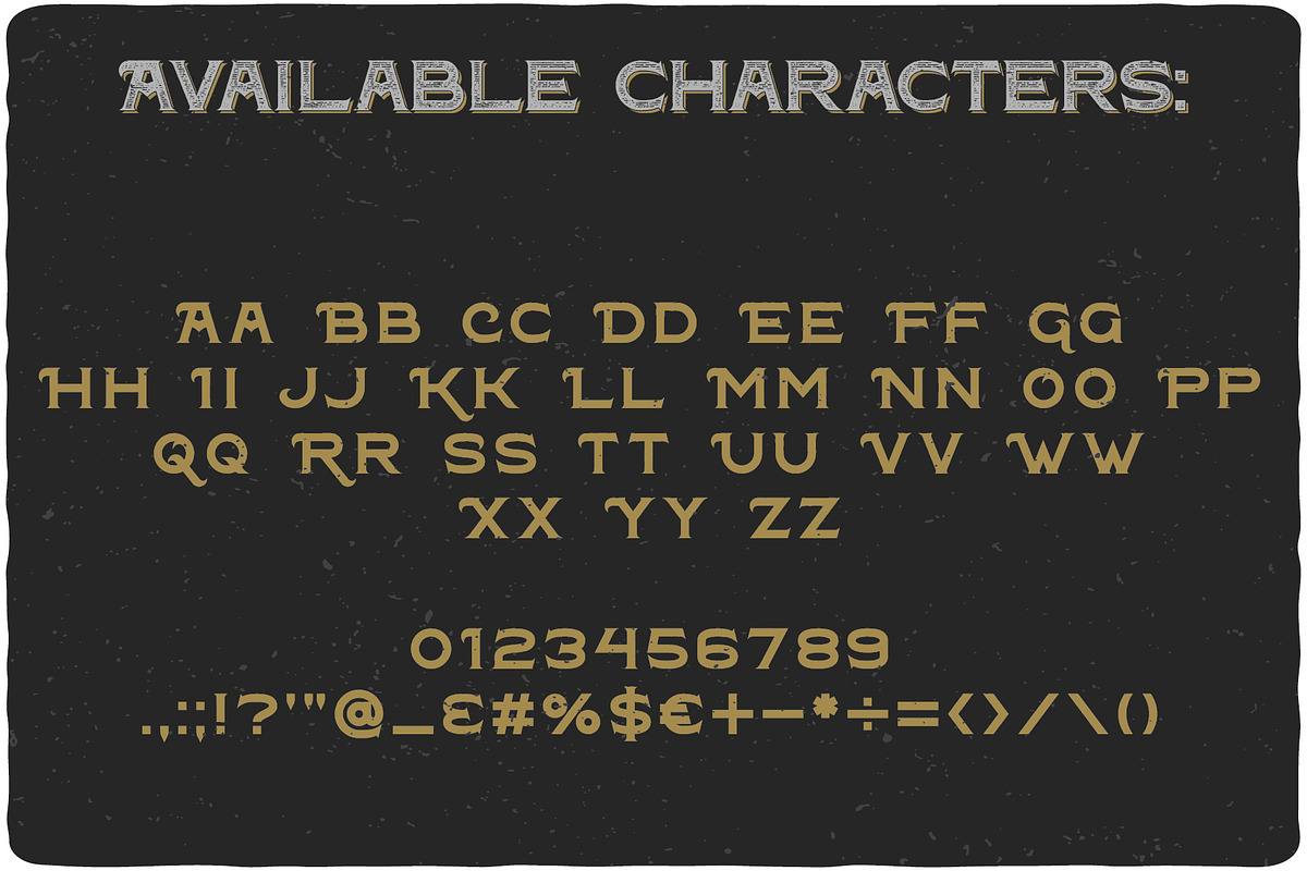 Farm House Typeface preview 2