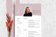 6 InDesign Resume Templates, a Resume Template by Halfcircle (Thumbnail 6 of 6)