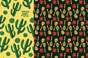 Mexican Cinco de Mayo Patterns, a Pattern Graphic by ilonitta (Thumbnail 6 of 8)