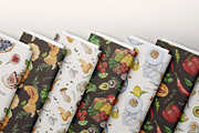 VEGAN FOOD watercolor set, a Food Illustration by Yuliia Lashevska (Thumbnail 12 of 14)
