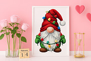 Christmas Gnome Png, Valentine's Day, an Illustration by Canvas Craft (Thumbnail 4 of 7)