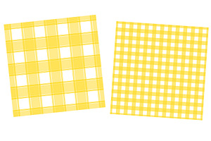 Yellow Buffalo Plaid Pattern