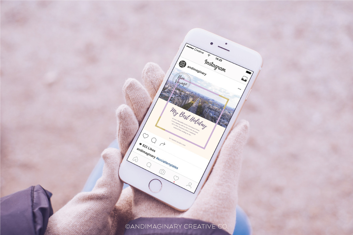 Lavender Field INSTAGRAM BANNER pack, a Social Media Template by Andimaginary Creative Co. (Photo 7 of 9)