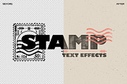 Inked Stamp Effect – 5 PSD Files, a Layer Style Add-On by Cursedesign (Thumbnail 4 of 6)