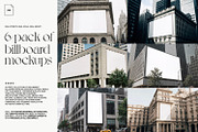 6-pack of billboard mockups, a Mockup by ReAffirm (Thumbnail 2 of 8)