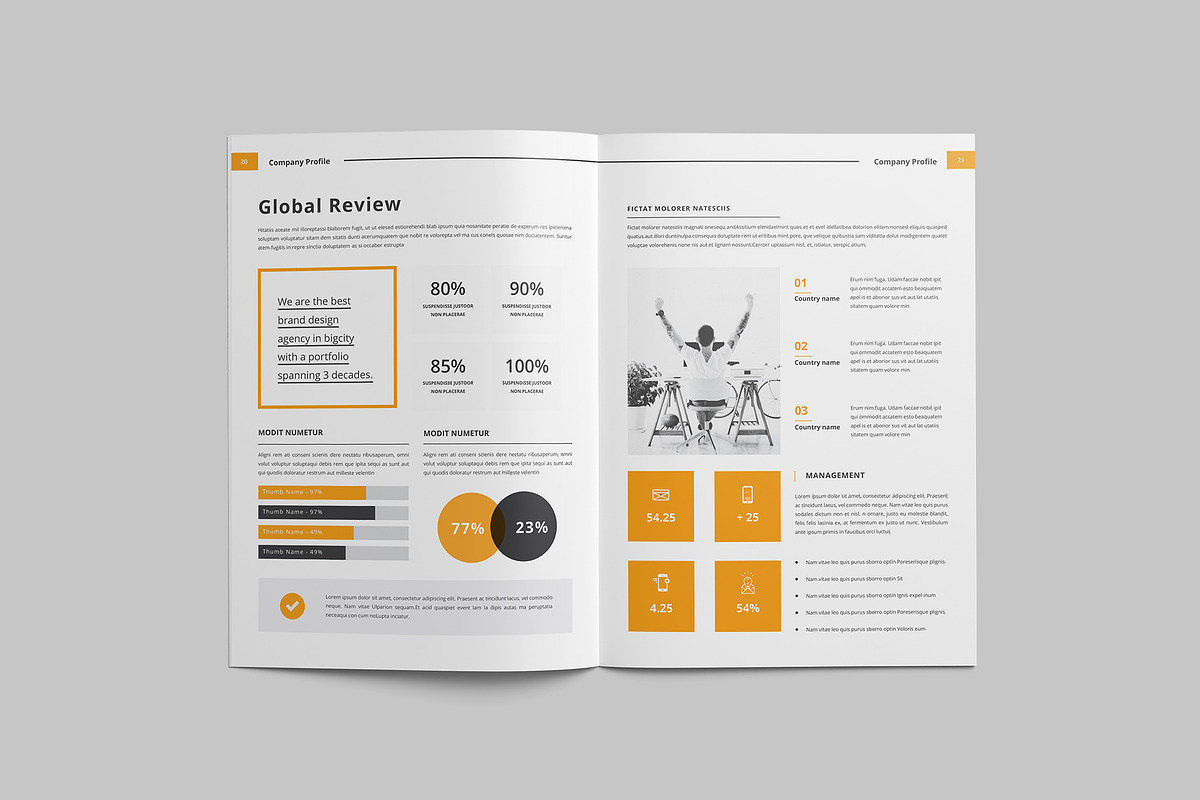 Company profile, a Brochure Template by Tanber Hossen (Photo 11 of 13)