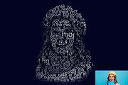 Creative Typography Text Portrait FX, an Action Add-On by Studio Retouch (Thumbnail 3 of 11)