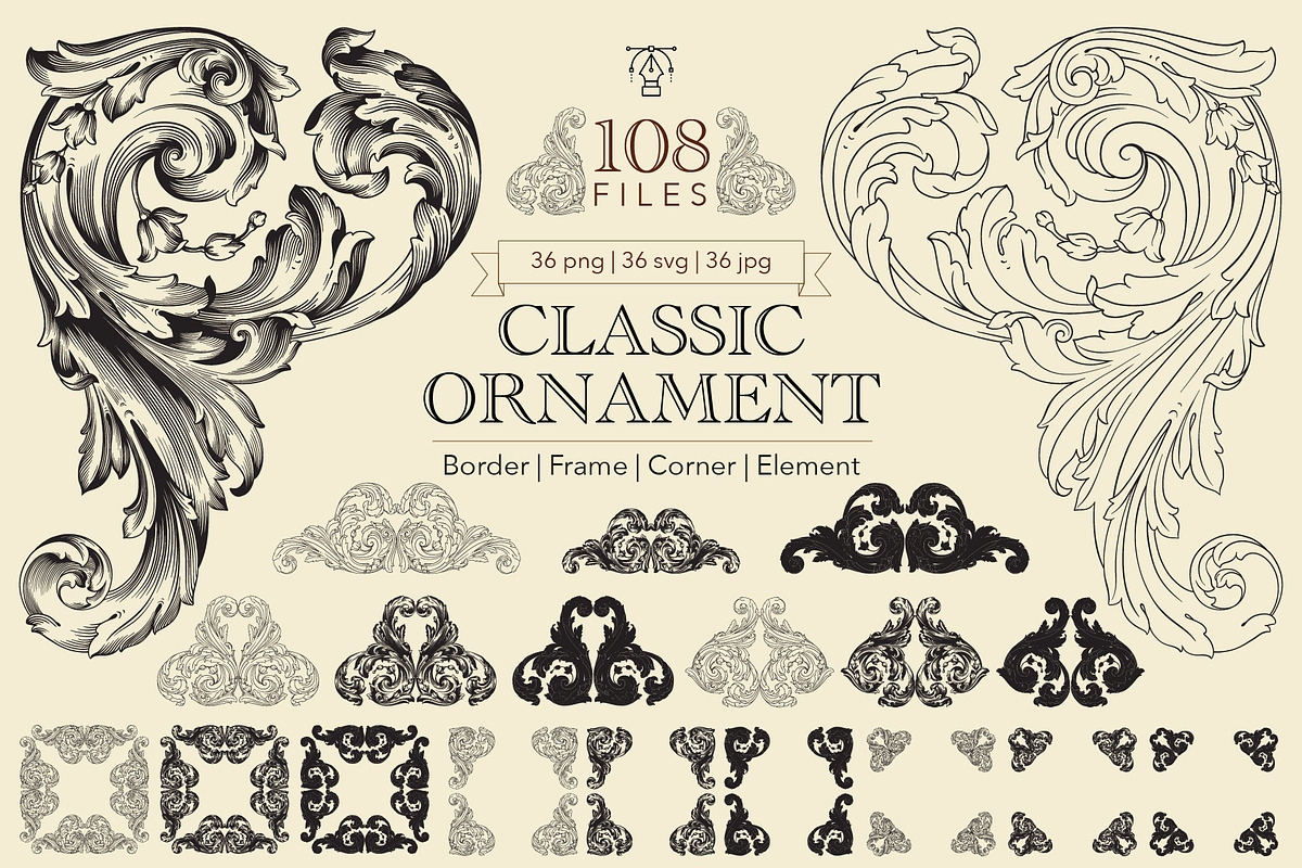 Frames and Borders Decorative vector, a Decorative Illustration by Samira (Photo 1 of 4)