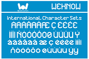 Continuous Thing font, a Sans Serif Font by weknow (Thumbnail 8 of 8)