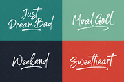 Spoiled Brush Font, a Script Font by trustha (Thumbnail 6 of 11)