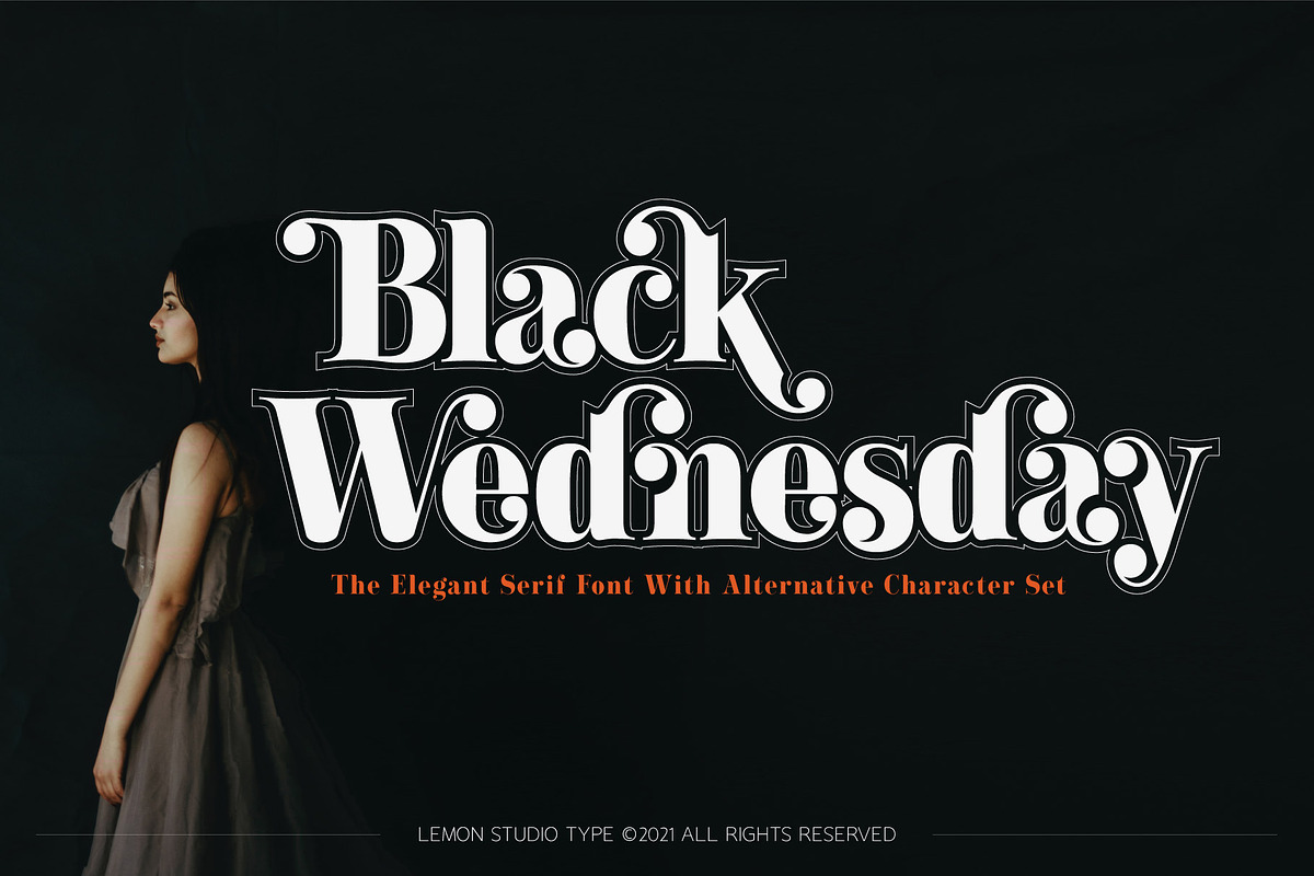 Black Wednesday - Elegant Bold Serif, a Serif Font by Lemon Studio Type