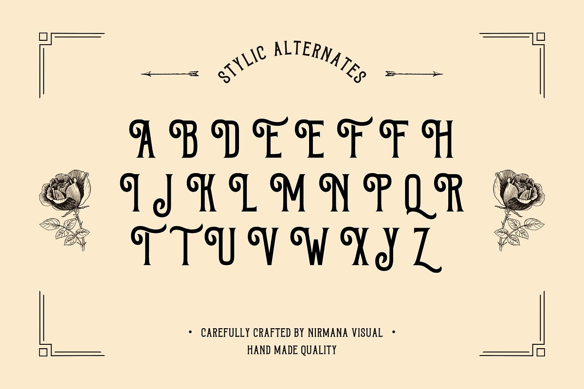 Vintage Rough, a Serif Font by Nirmana Visual (Photo 7 of 10)