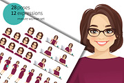 Business mature woman kit, a Technology Illustration by Volha Hlinskaya (Thumbnail 1 of 9)