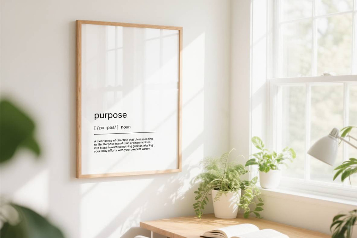 Purpose - Home Decor Poster, a Texture Graphic by YG STUDIO (Photo 3 of 6)
