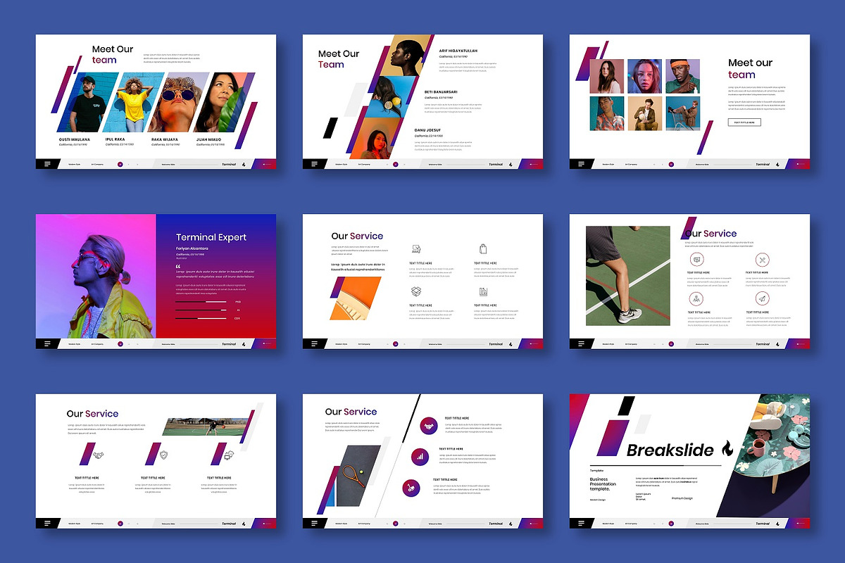 Terminal – Business PowerPoint, a Presentation Template by Dens Creative Studio (Photo 3 of 6)