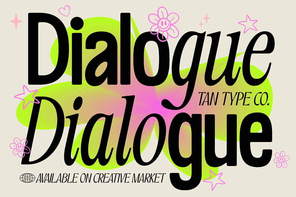 TAN - DIALOGUE, a Font by TanType (Photo 1 of 10)