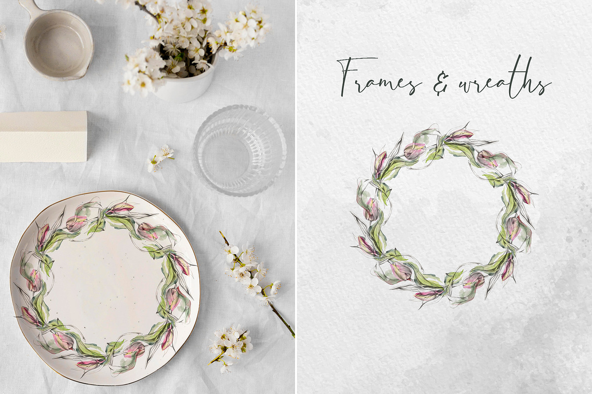 Spring tulip letters, an Object Illustration by MsFlaffy (Photo 9 of 14)
