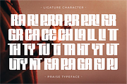 Praise - Condensed Sans Serif, a Sans Serif Font by Pian45 Studio (Thumbnail 7 of 8)