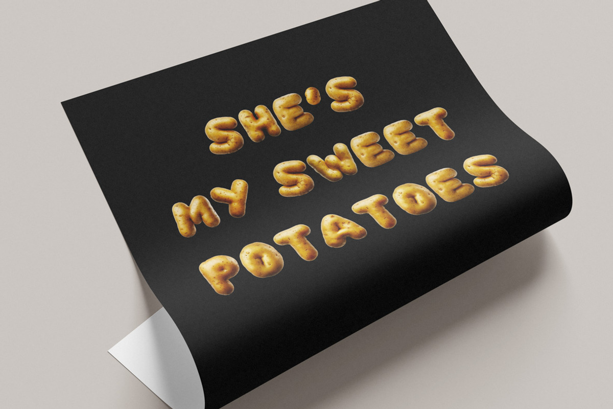 Potato Font, a Handwritten Font by Handmadefont (Photo 8 of 10)