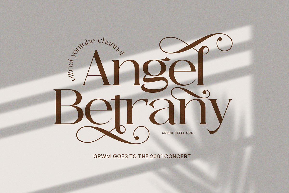 Voting Calligraphy Serif Font, a Serif Font by Graphicxell (Photo 3 of 9)