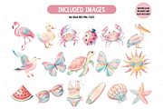 Pastel Summer Vibes Clipart Bundle, a Seasonal Illustration by TatiMockup (Thumbnail 2 of 5)