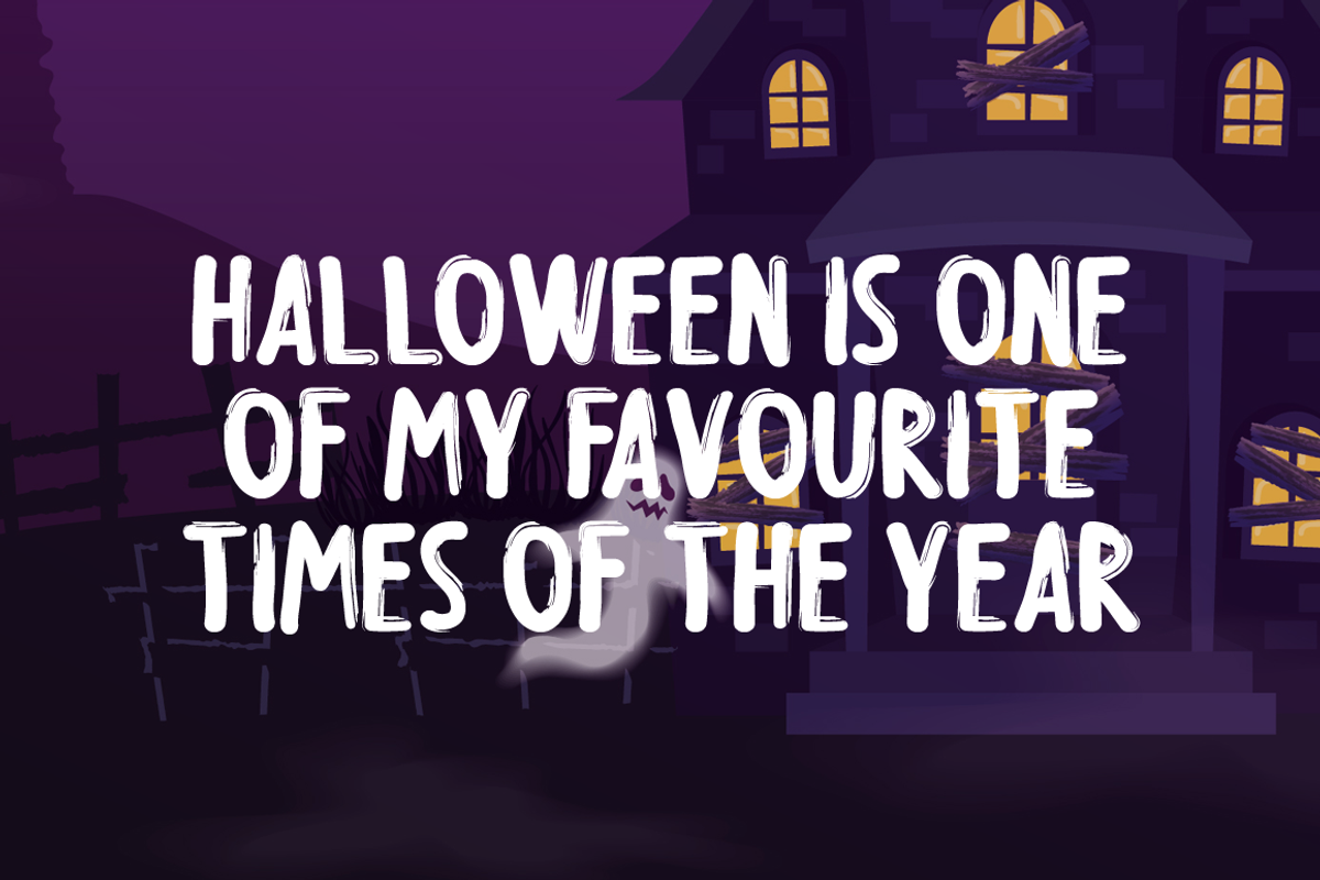 Creepy Night Typeface, a Script Font by Seemly Fonts (Photo 4 of 5)