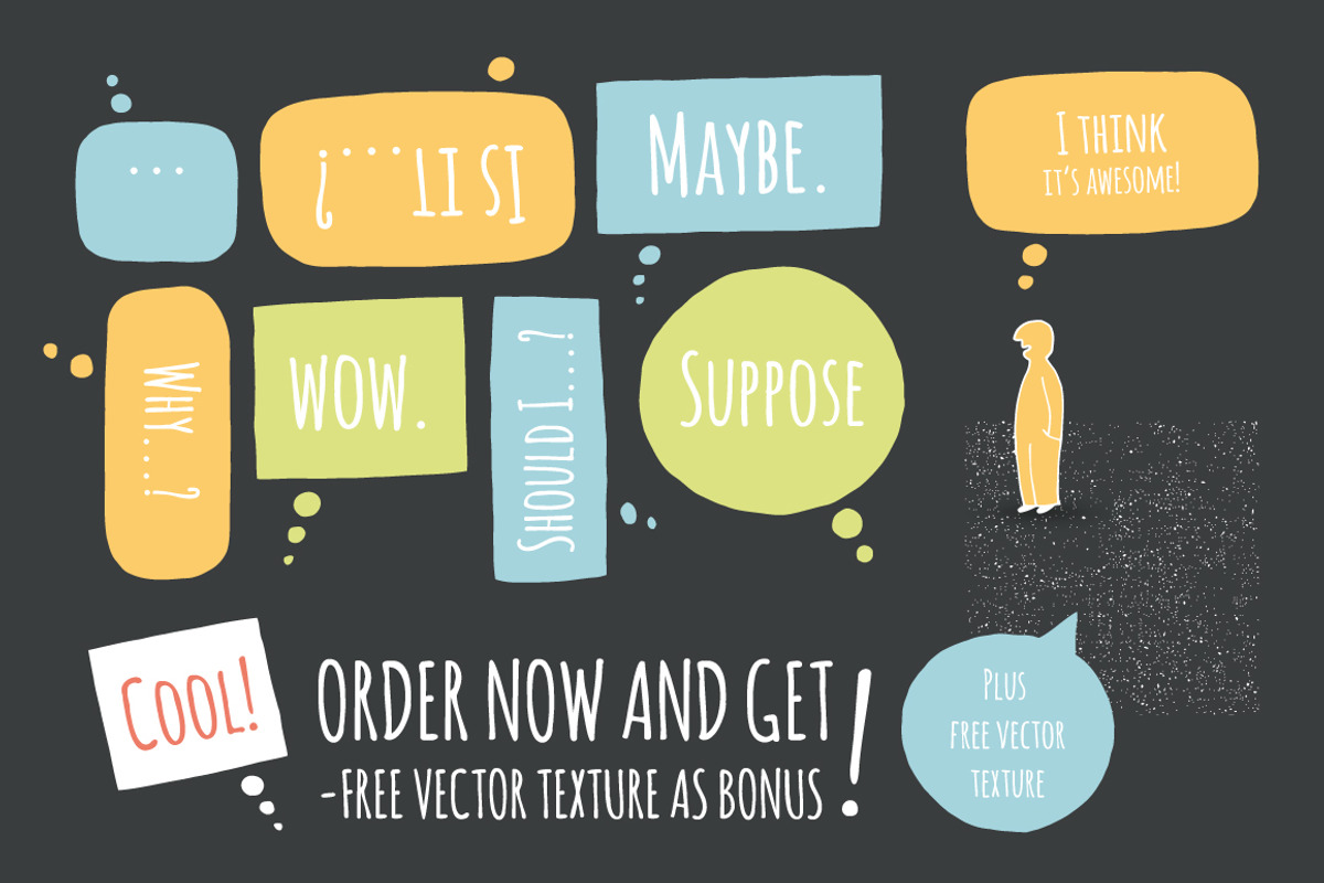 Speech bubble pack. preview 5