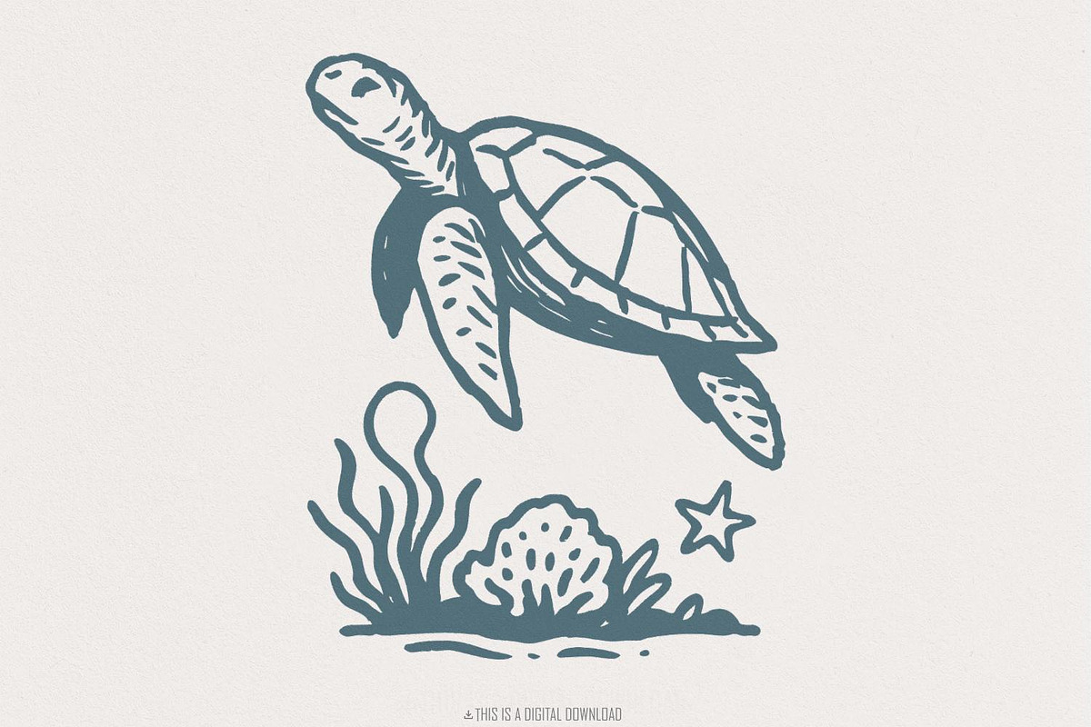 Sea Turtle PNG Clipart, Ocean, an Illustration by SharpMarketplace (Photo 1 of 9)