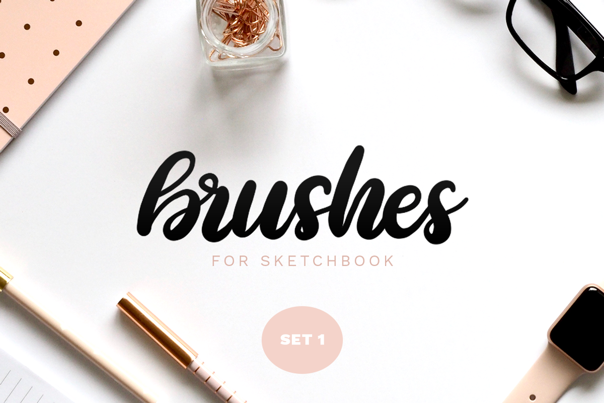 Sketchbook Brushes 1: Calligraphy