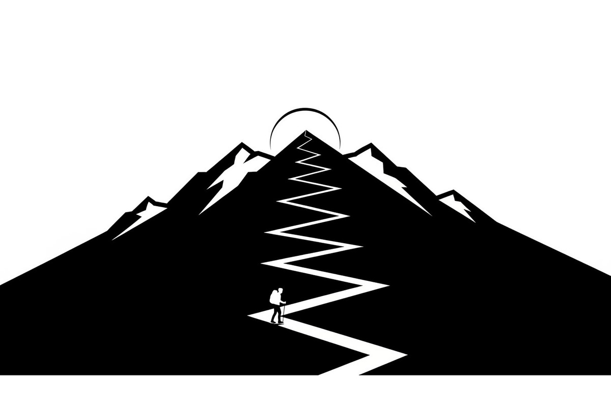 Mountain Path Puzzle Clipart Set, an Object Illustration by Gfx_Store (Photo 4 of 12)