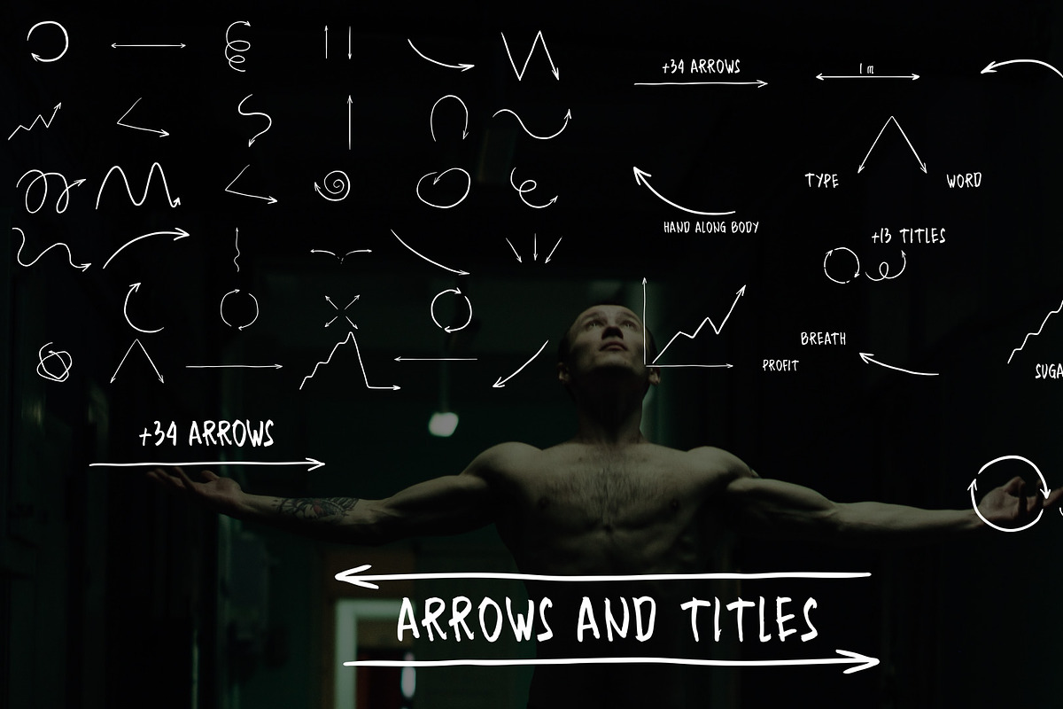 Arrows And Titles Premiere Pro MOGRT, a Marketing Template by 2dfx (Photo 1 of 2)