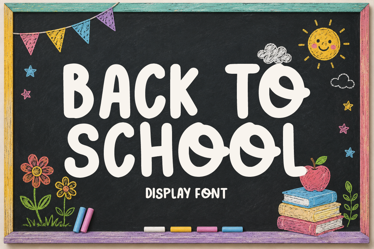 Cartoon Doodles - Playful Kids Font, a Handwritten Font by KiddoGlyphs Studio (Photo 2 of 4)