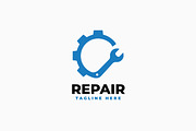 Repair Logo, a Branding & Logo Template by Zeer Graphic (Thumbnail 1 of 2)